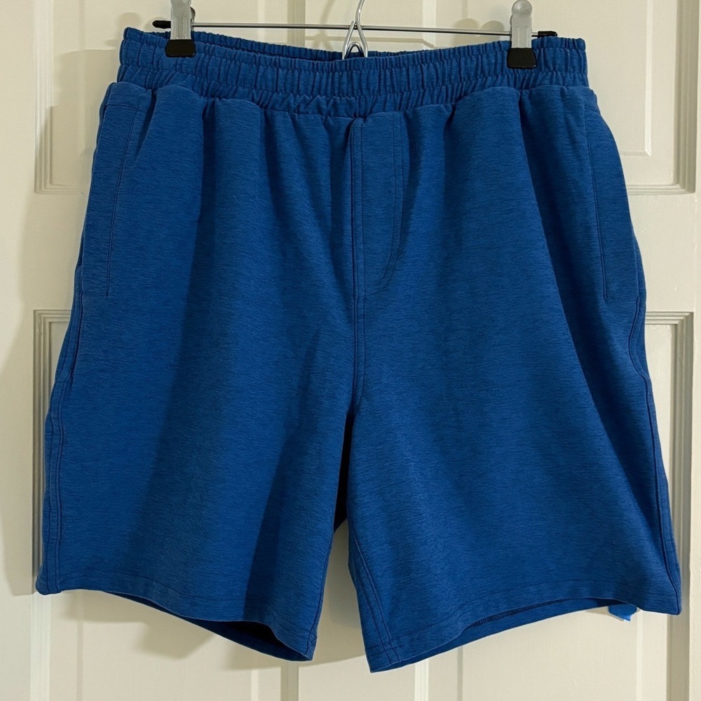 Beyond Yoga | Men's Cobalt Blue FreeFit Easy Short 2.0 Athletic Shorts | Medium